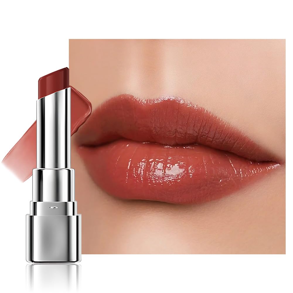 Tinted Lip Balm Moisturizing Lipstick – Soft Pale Pink Sheer Hydrating Lip Color for Dry Lips – Nourishing Lip Balm for All Women with a Subtle Natural Scent (S01 Spring)