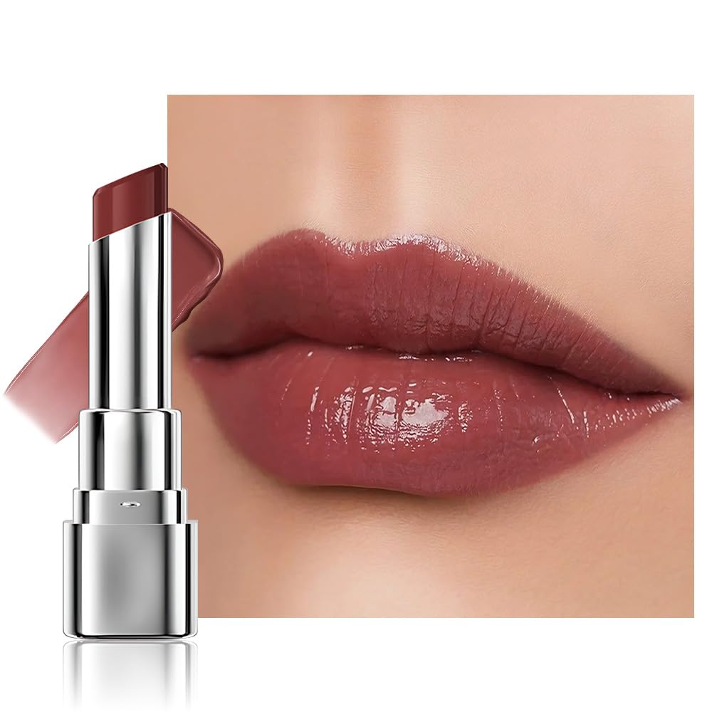 Tinted Lip Balm Moisturizing Lipstick – Soft Pale Pink Sheer Hydrating Lip Color for Dry Lips – Nourishing Lip Balm for All Women with a Subtle Natural Scent (S01 Spring)