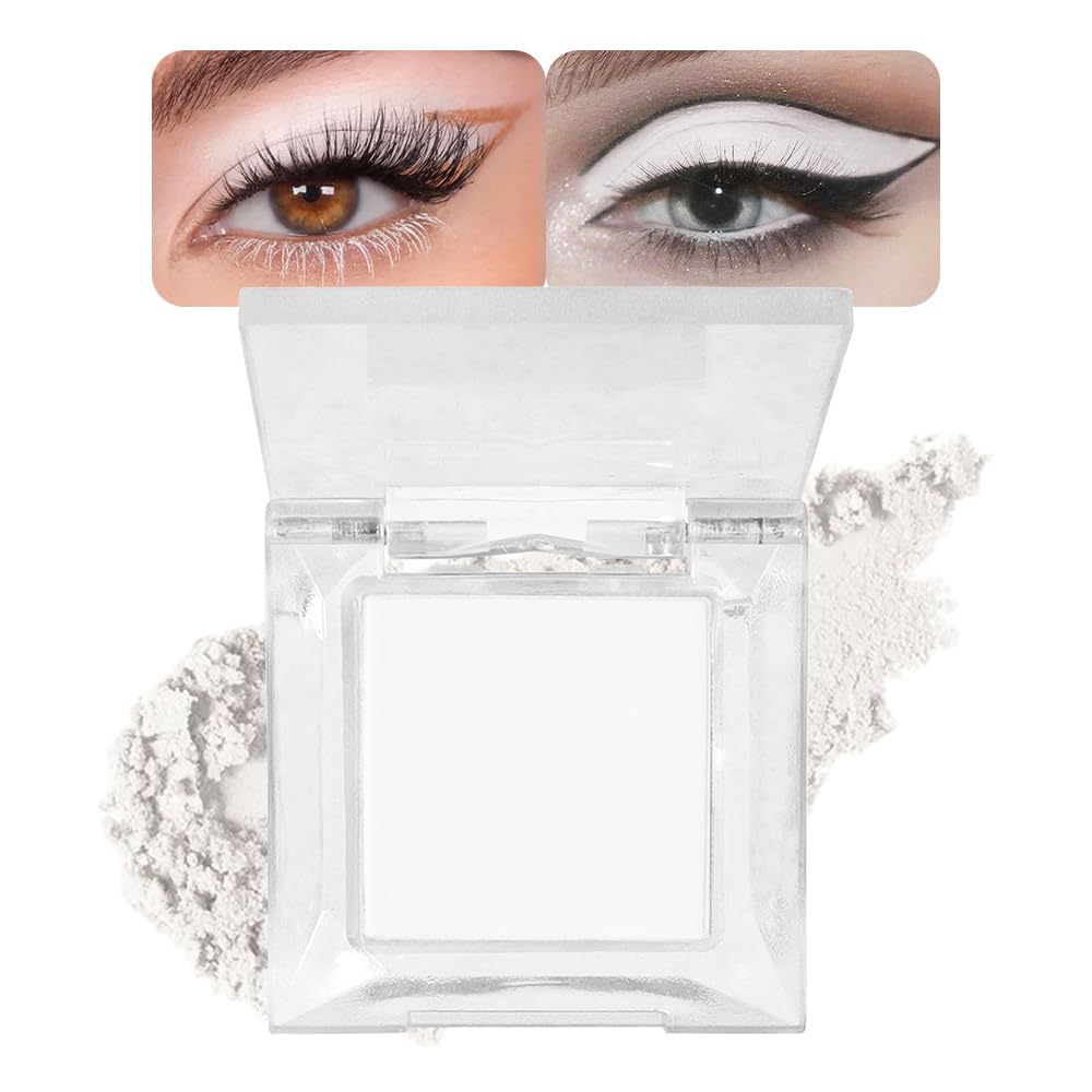 Single Matte Eyeshadow Makeup, Cream to Powder Monochrome Eye Shadow for Older Women, Daily Evening Girls Eyeshadow Palette Gift, sombras para ojos, Mini Vegan Travel Eye, #14