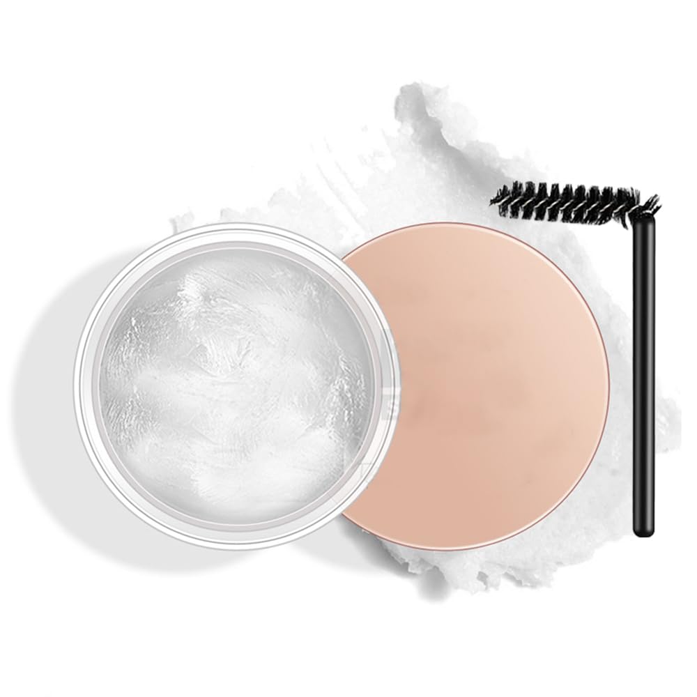 Soap Brows Kit,2Pcs/Set Eyebrow Freeze Styling Wax,Waterproof Long-lasting Eyebrows Enhancer Shaping Clear Tint Gel, Eye Brow Makeup Balm Pomade Cosmetics