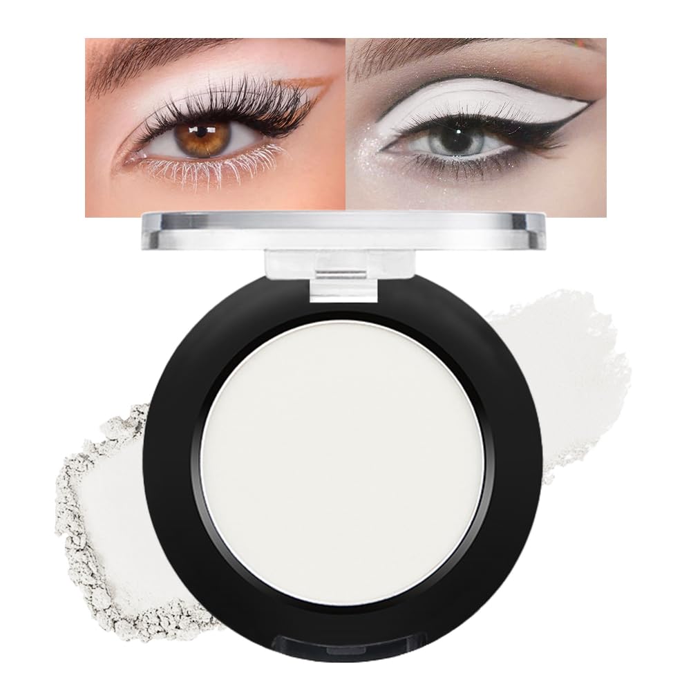 Single Matte Eyeshadow Makeup, Cream to Powder Monochrome Eye Shadow for Older Women, Daily Evening Girls Eyeshadow Palette Gift, sombras para ojos, Mini Vegan Travel Eye, #14