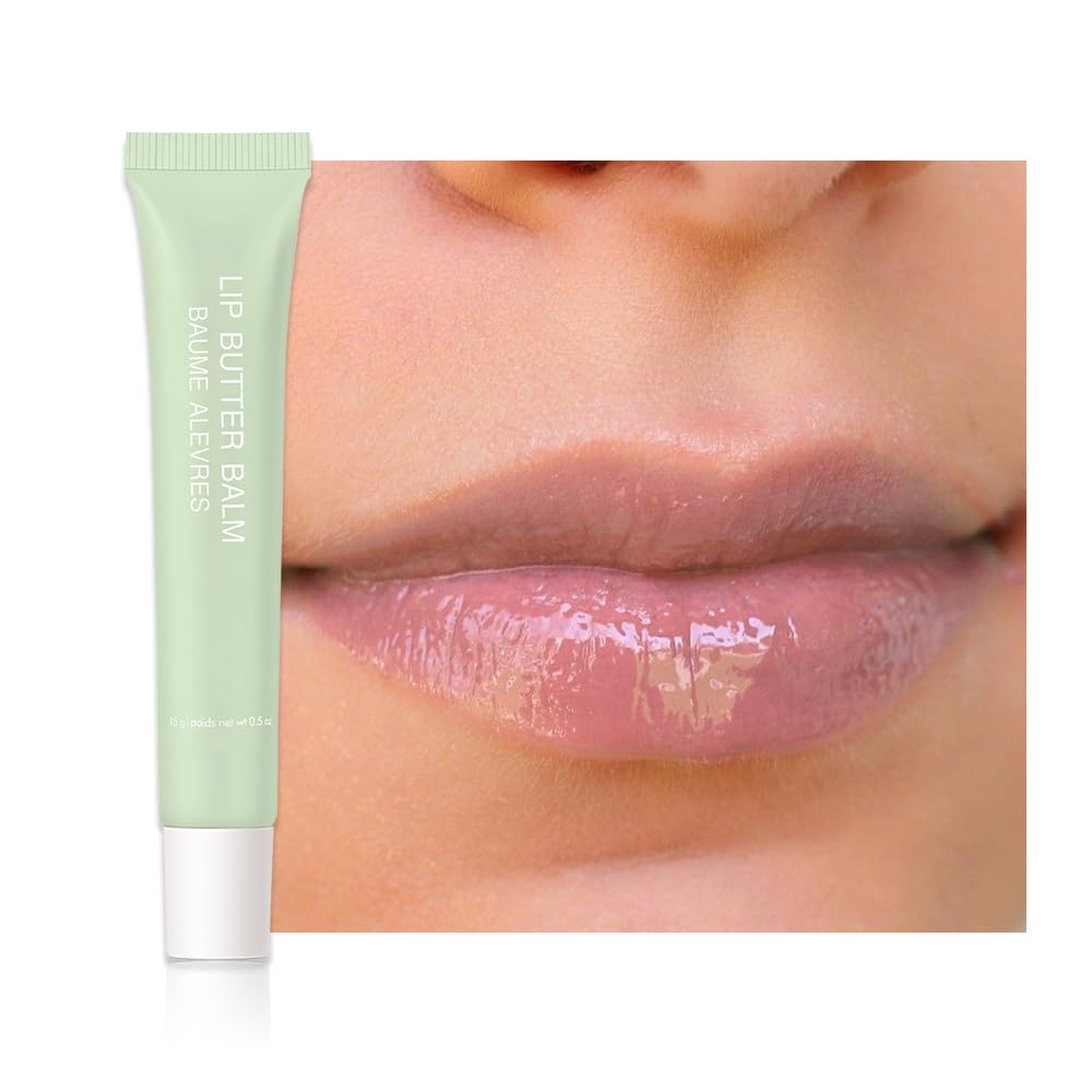 Tinted Lip Balm Serum Makeup, Squeeze Hydrating Tint Lips Balms Serum Cosmetic, Women Care Glossy Nourishing Plumping Lip Stain Gloss Lipstick, Suitable for dry lips, Long-Lasting Color 08