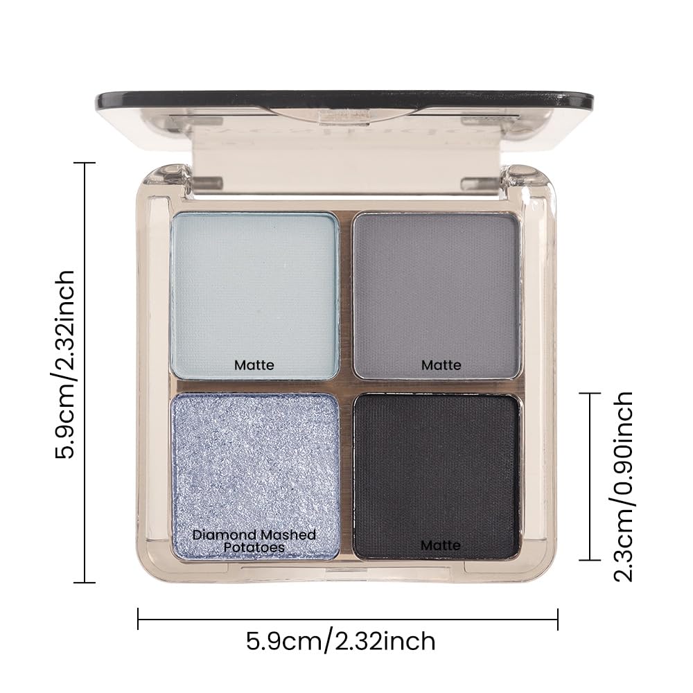 6 Colors Mini Naked Eyeshadow Makeup Palette, Neutral Nude Eye Shadow, Pink&Purple& Brown Matte Make Up Pallet with Mirror Highly Pigmented Long Lasting Waterproof Travel Size Gift Kit (Pink)