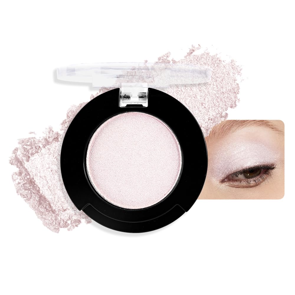 Single Matte Eyeshadow Makeup, Cream to Powder Monochrome Eye Shadow for Older Women, Daily Evening Girls Eyeshadow Palette Gift, sombras para ojos, Mini Vegan Travel Eye, #14