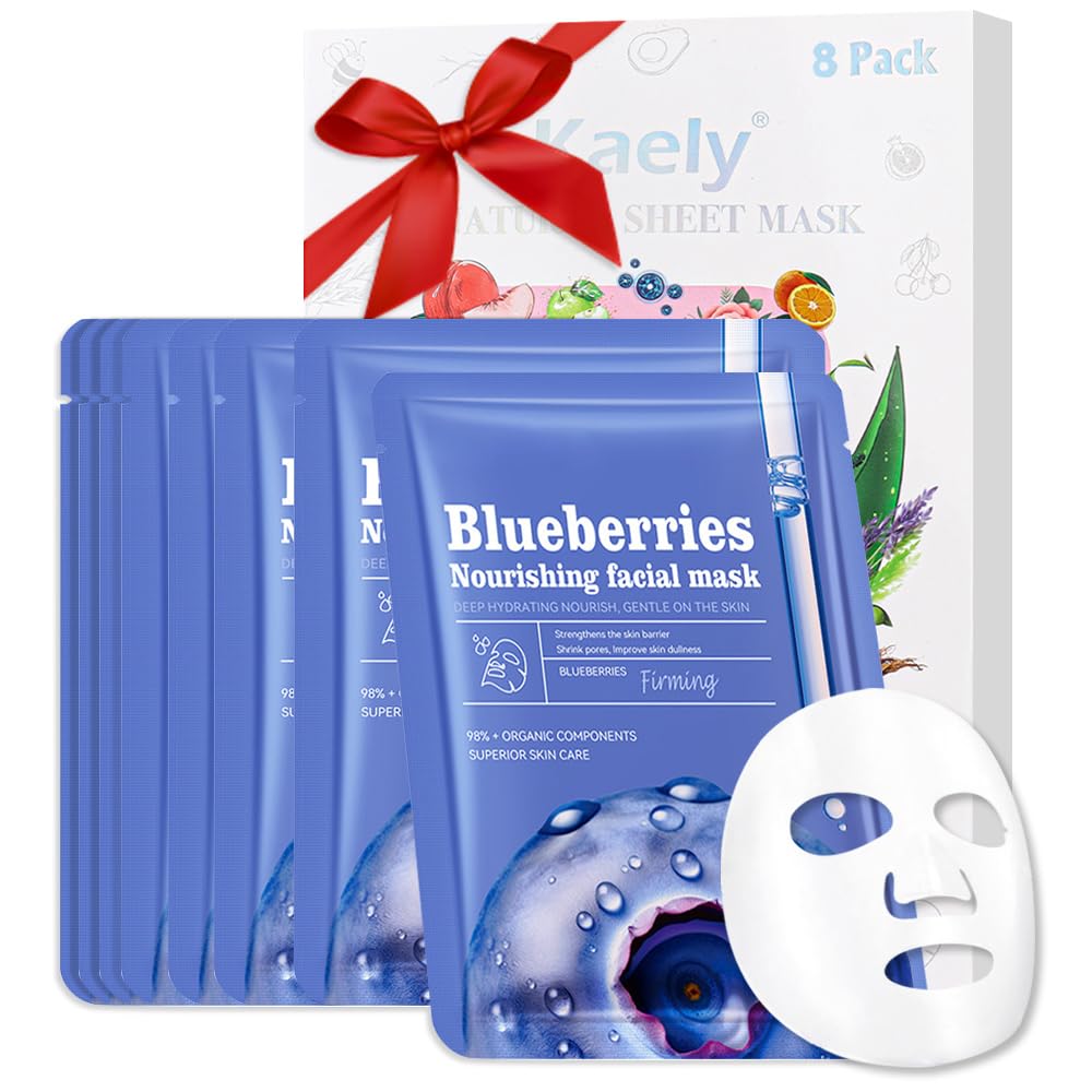 Face Sheet Mask Skincare,Hydrating Spa Face Mask For Sensitive Skin,Moisturize,Nourish for All Skin Types,Natural Skin Care Spa Face Mask for Women Men Girls,Pack of 10