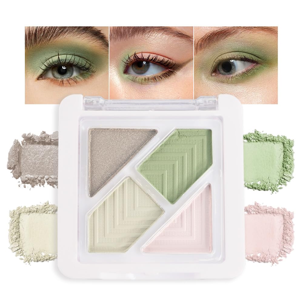 6 Colors Mini Naked Eyeshadow Makeup Palette, Neutral Nude Eye Shadow, Pink&Purple& Brown Matte Make Up Pallet with Mirror Highly Pigmented Long Lasting Waterproof Travel Size Gift Kit (Pink)