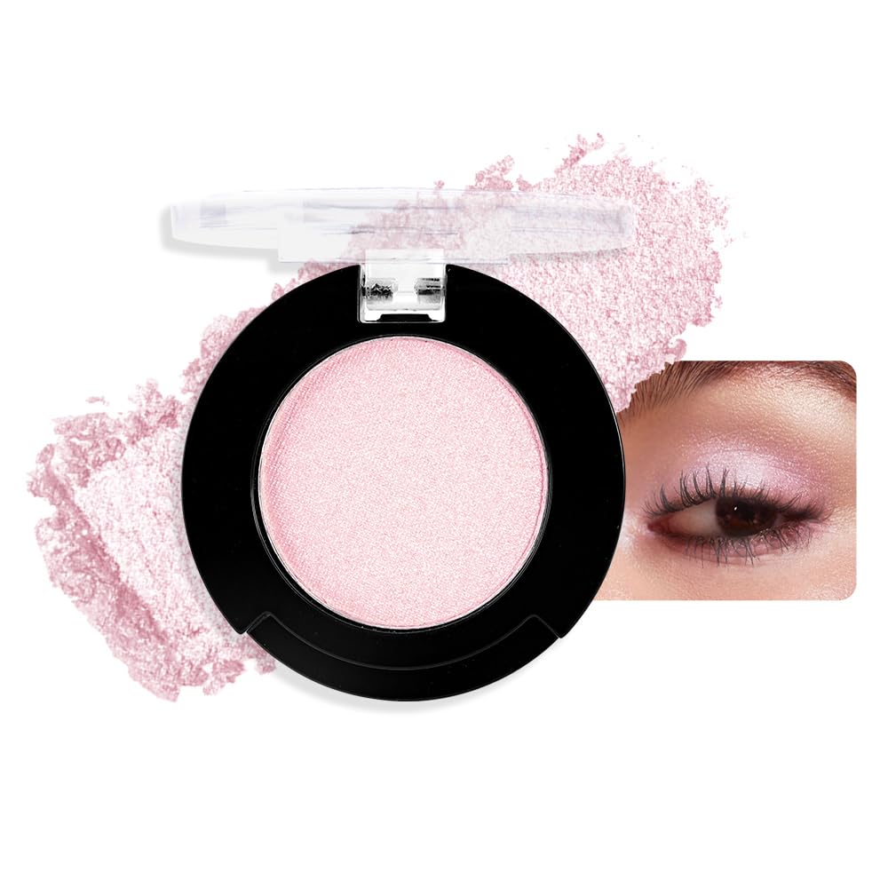 Single Matte Eyeshadow Makeup, Cream to Powder Monochrome Eye Shadow for Older Women, Daily Evening Girls Eyeshadow Palette Gift, sombras para ojos, Mini Vegan Travel Eye, #14