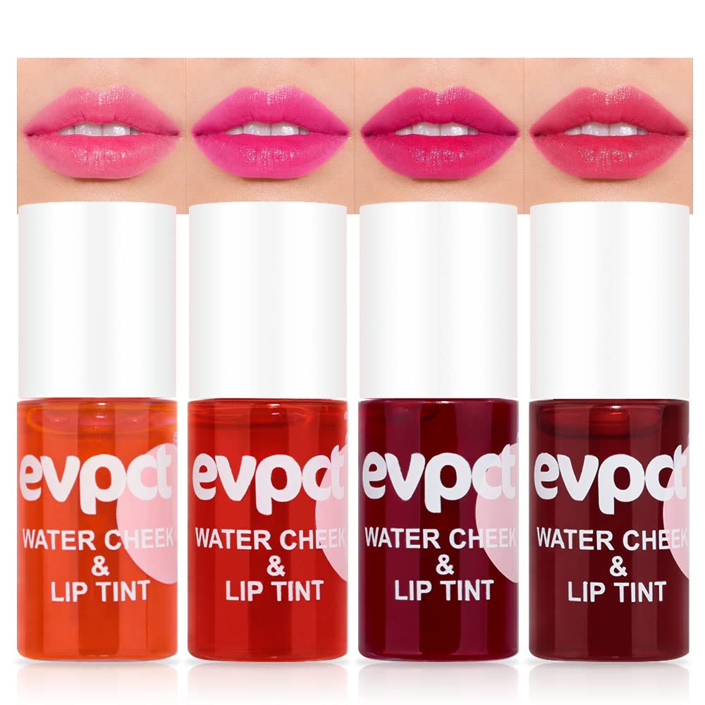 evpct Lip Tains Peel off, Peel off Lip Liner Tattoo Lip Stain Tint Gloss Marker Makeup, Long Lasting Waterproof 24 Hours Matte Finish Transfer-proof Pigmented Color Stay Lipsticks, 125 Nude Pink