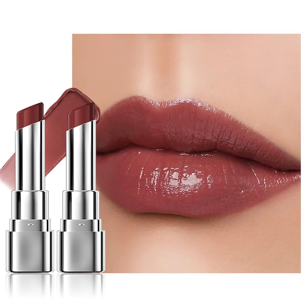 Tinted Lip Balm Moisturizing Lipstick – Soft Pale Pink Sheer Hydrating Lip Color for Dry Lips – Nourishing Lip Balm for All Women with a Subtle Natural Scent (S01 Spring)