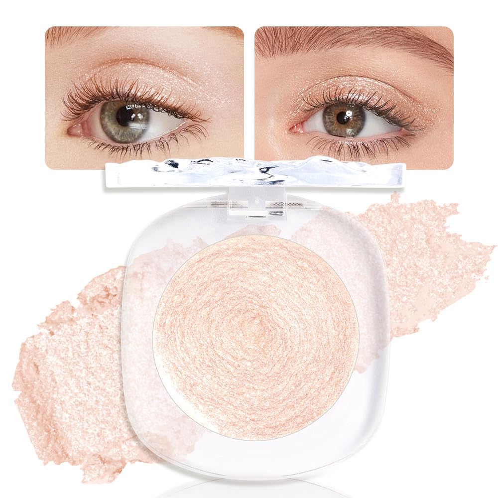 Single Matte Eyeshadow Makeup, Cream to Powder Monochrome Eye Shadow for Older Women, Daily Evening Girls Eyeshadow Palette Gift, sombras para ojos, Mini Vegan Travel Eye, #14