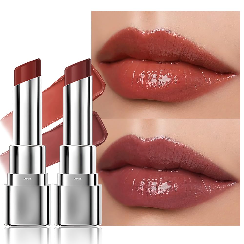 Tinted Lip Balm Moisturizing Lipstick – Soft Pale Pink Sheer Hydrating Lip Color for Dry Lips – Nourishing Lip Balm for All Women with a Subtle Natural Scent (S01 Spring)