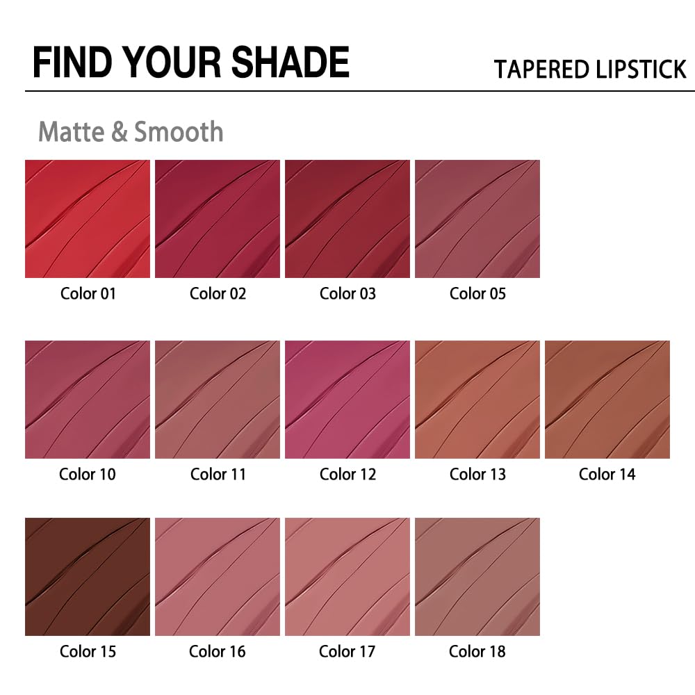 Kaely Dark Brown Gradient Matte Lip Liner Pencil & Lipstick Crayon Combo for Women, 2in1 Flawless Contour Gradual Ombre Effect Lip Pencil Makeup Waterproof, labiales mate 24 horas originales, 15