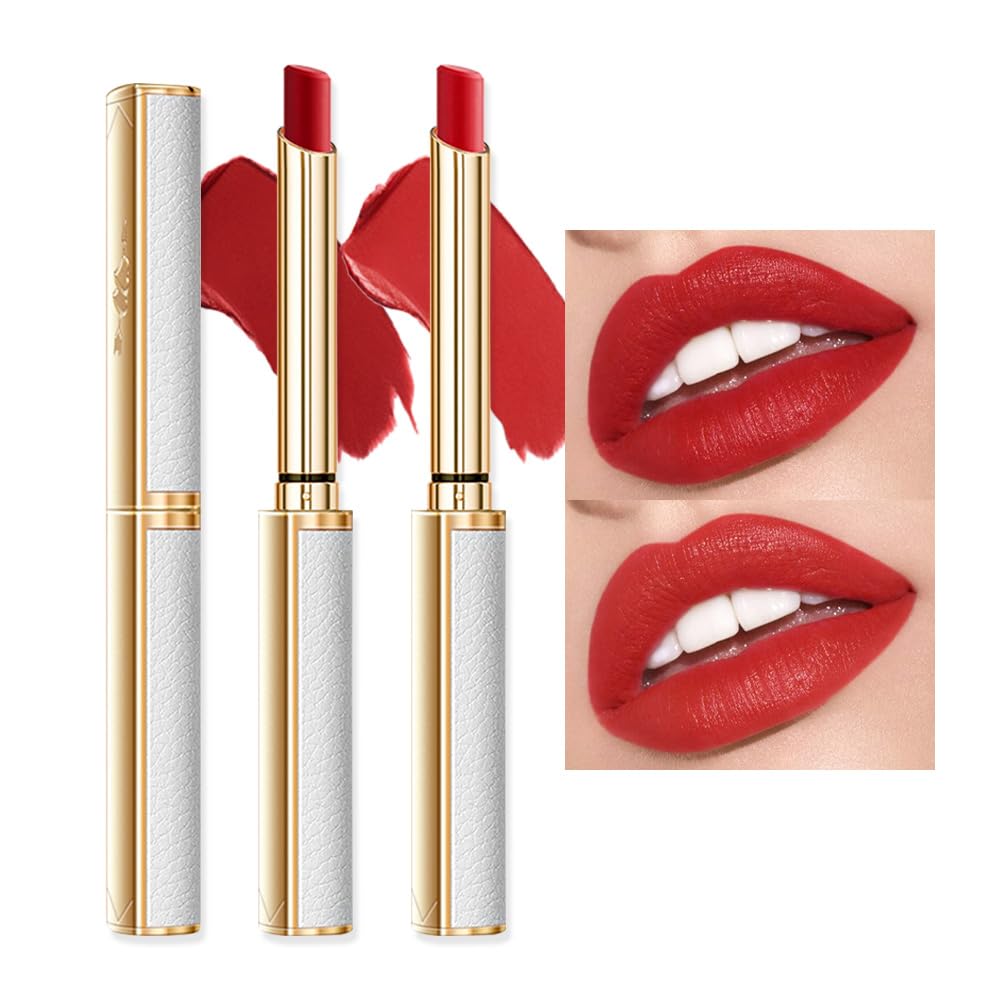 Moisturizing and Silky Velvet Lipstick Pack Set, Matte Longwear Waterproof Smooth Color Lip Crayon - Nourishing Lipstick Lipgloss Lip Stain