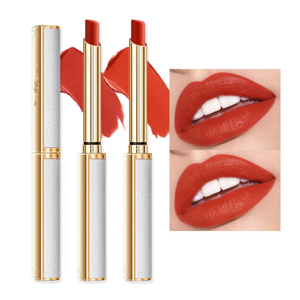 Moisturizing and Silky Velvet Lipstick Pack Set, Matte Longwear Waterproof Smooth Color Lip Crayon - Nourishing Lipstick Lipgloss Lip Stain