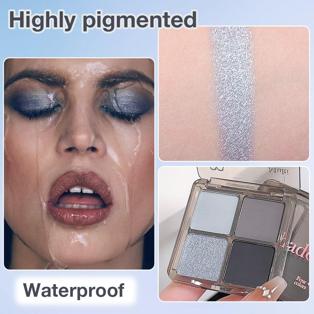 6 Colors Mini Naked Eyeshadow Makeup Palette, Neutral Nude Eye Shadow, Pink&Purple& Brown Matte Make Up Pallet with Mirror Highly Pigmented Long Lasting Waterproof Travel Size Gift Kit (Pink)