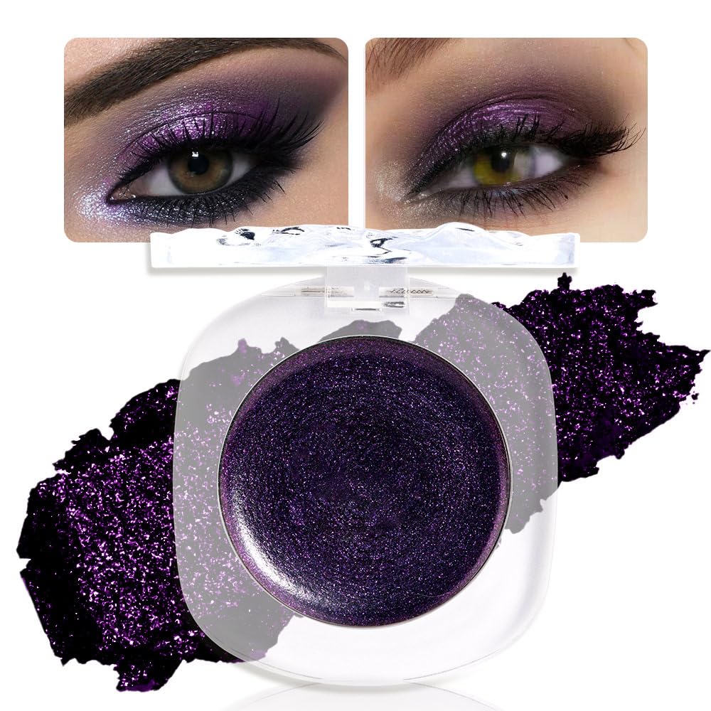 Single Matte Eyeshadow Makeup, Cream to Powder Monochrome Eye Shadow for Older Women, Daily Evening Girls Eyeshadow Palette Gift, sombras para ojos, Mini Vegan Travel Eye, #14