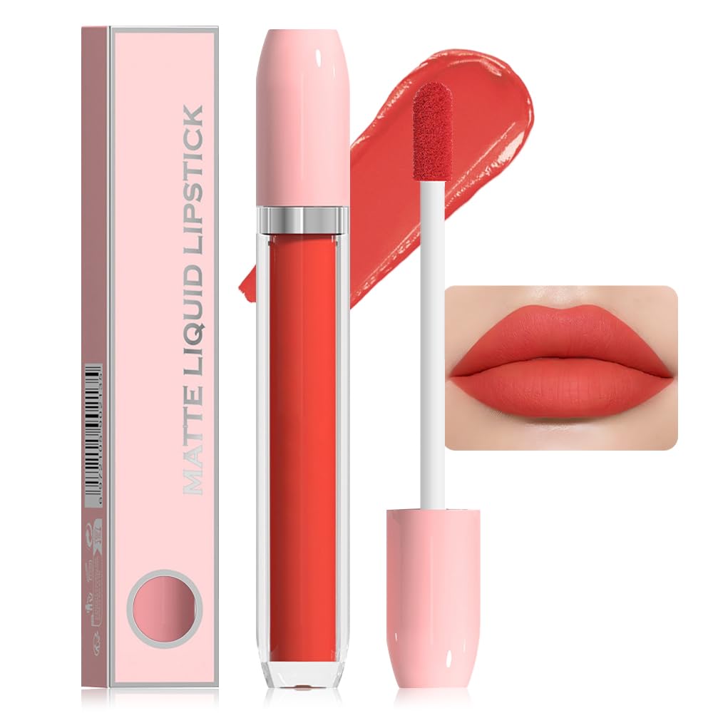 Super Stay Matte Longwear No-Budge Liquid Lipstick Makeup,Highly Pigmented Color and Instant Shine, Cheeky, Soft Matte Lip Cream Lightweight Lipgloss