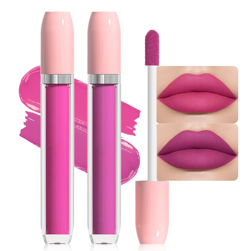 Super Stay Matte Longwear No-Budge Liquid Lipstick Makeup,Highly Pigmented Color and Instant Shine, Cheeky, Soft Matte Lip Cream Lightweight Lipgloss