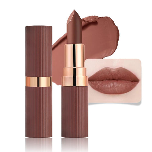 Nude Lipstick Matte Sets,Light to Dark Velvet Lipstick for Women Long Lasting Waterproof 24 Hours Lip Stick Lip Stain Makeup Gift Sets,labiales mate 24 horas originales