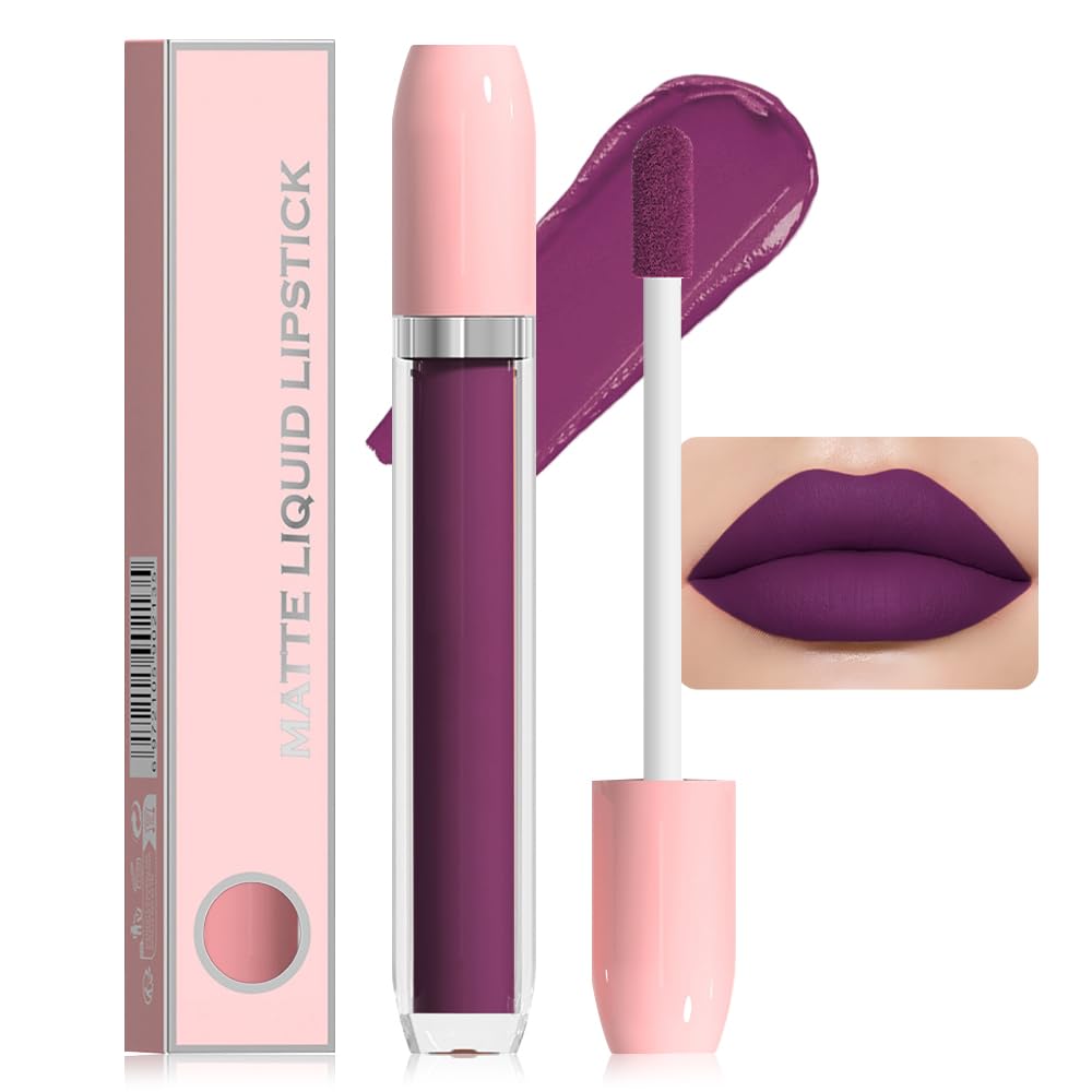 Super Stay Matte Longwear No-Budge Liquid Lipstick Makeup,Highly Pigmented Color and Instant Shine, Cheeky, Soft Matte Lip Cream Lightweight Lipgloss