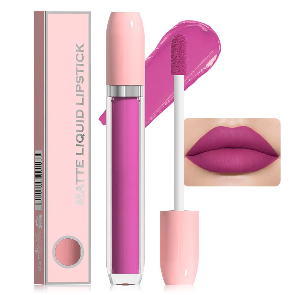 Super Stay Matte Longwear No-Budge Liquid Lipstick Makeup,Highly Pigmented Color and Instant Shine, Cheeky, Soft Matte Lip Cream Lightweight Lipgloss