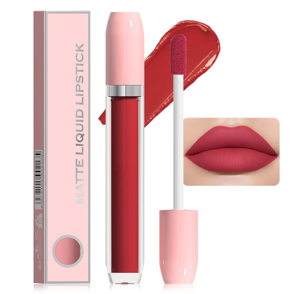 Super Stay Matte Longwear No-Budge Liquid Lipstick Makeup,Highly Pigmented Color and Instant Shine, Cheeky, Soft Matte Lip Cream Lightweight Lipgloss