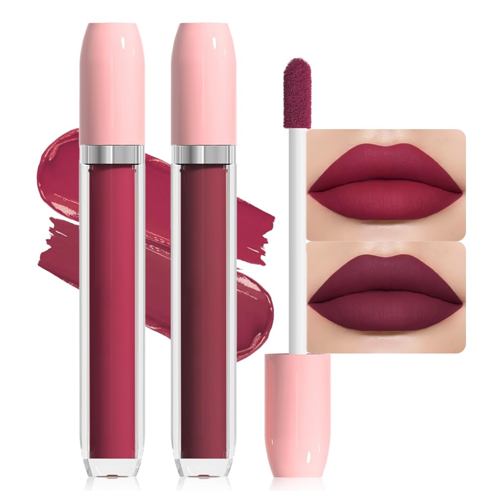 Super Stay Matte Longwear No-Budge Liquid Lipstick Makeup,Highly Pigmented Color and Instant Shine, Cheeky, Soft Matte Lip Cream Lightweight Lipgloss