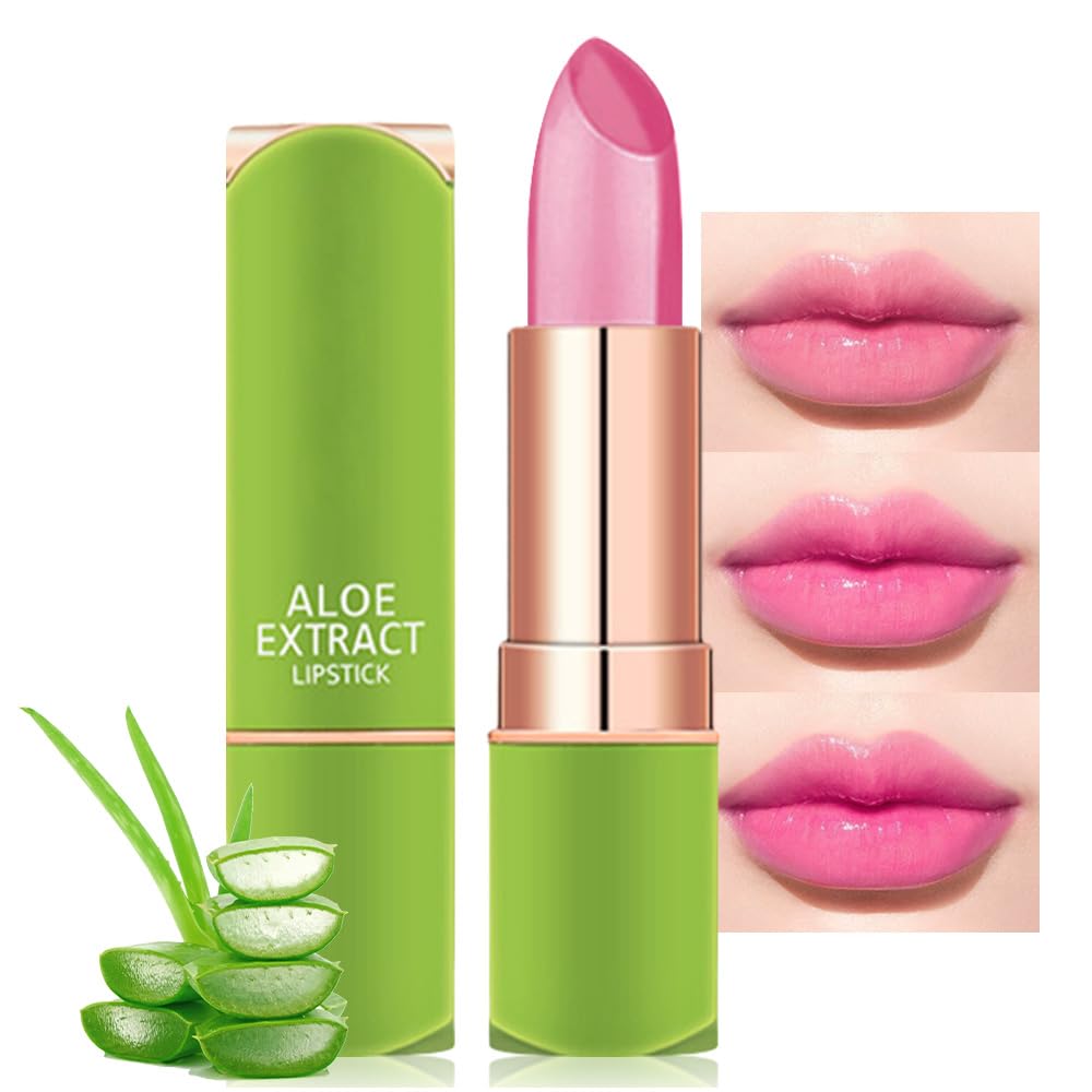 BINGBRUSH Color Changing Lipstick Lip Balm,Korean Magic Lipstick Color Change Changing Lip Tint Tinted Stain Gloss Balm Long Lasting Waterproof Moisturizer (213#)