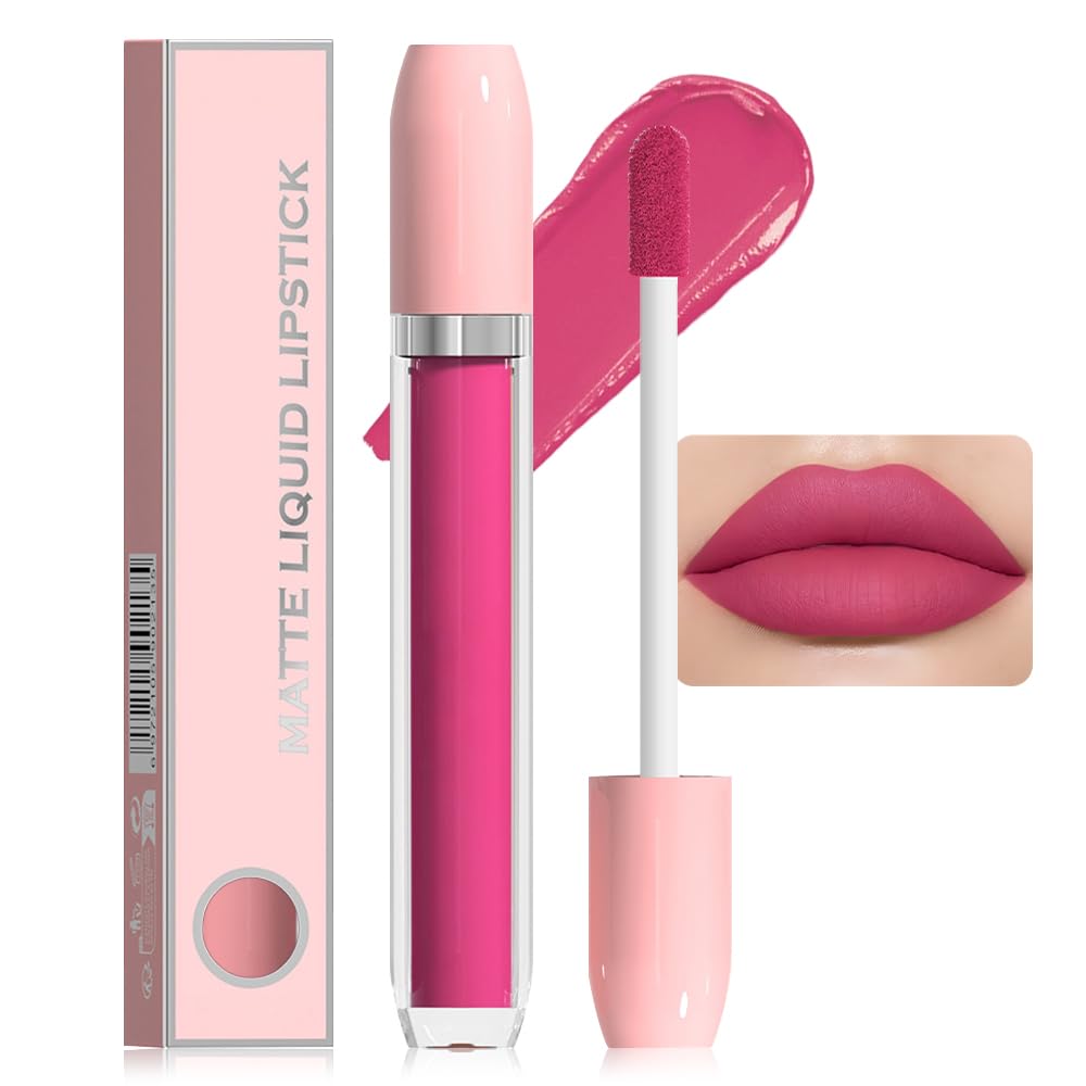 Super Stay Matte Longwear No-Budge Liquid Lipstick Makeup,Highly Pigmented Color and Instant Shine, Cheeky, Soft Matte Lip Cream Lightweight Lipgloss