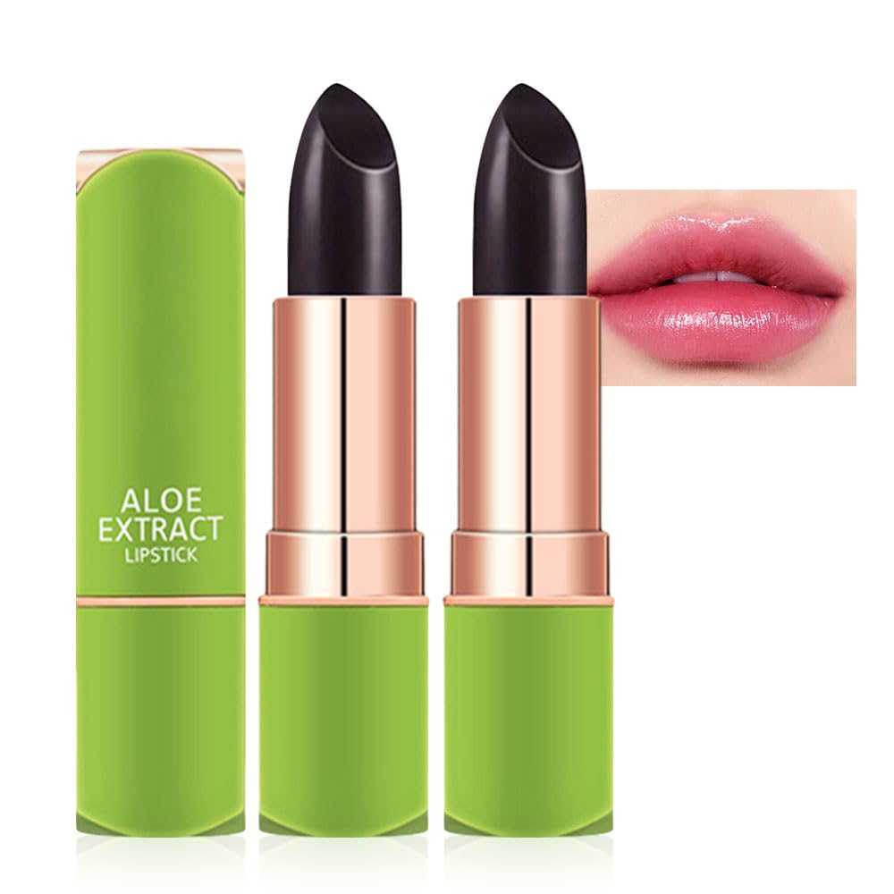 BINGBRUSH Color Changing Lipstick Lip Balm,Korean Magic Lipstick Color Change Changing Lip Tint Tinted Stain Gloss Balm Long Lasting Waterproof Moisturizer (213#)