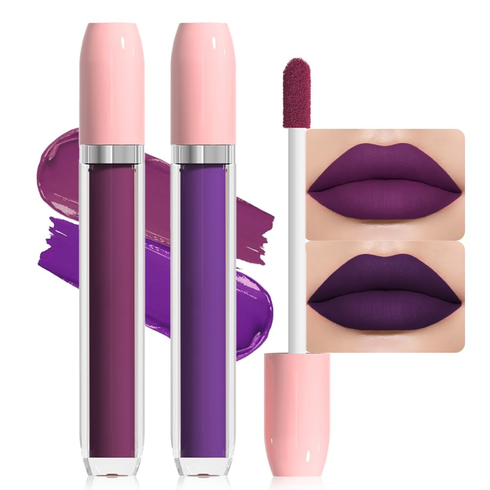 Super Stay Matte Longwear No-Budge Liquid Lipstick Makeup,Highly Pigmented Color and Instant Shine, Cheeky, Soft Matte Lip Cream Lightweight Lipgloss