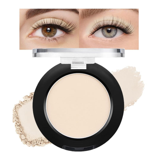Single Matte Eyeshadow Makeup, Cream to Powder Monochrome Eye Shadow for Older Women, Daily Evening Girls Eyeshadow Palette Gift, sombras para ojos, Mini Vegan Travel Eye, #14