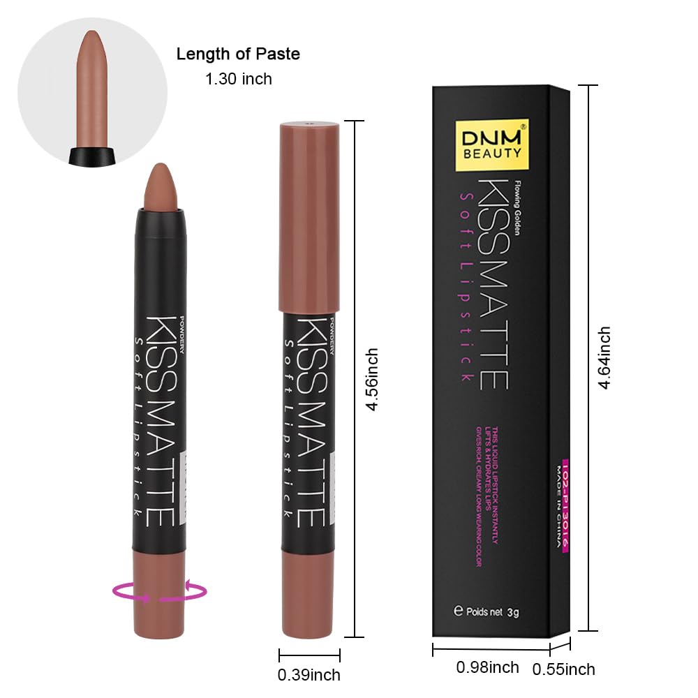 evpct 8Pcs Dark Ruby Red Plum Purple Wine Nude Beige Brown Matte Lipstick and Lip Crayon Liner Pencil Pen Set for Women labial labiales mate magicos 24 horas originales pintalabios permanente 24 horas
