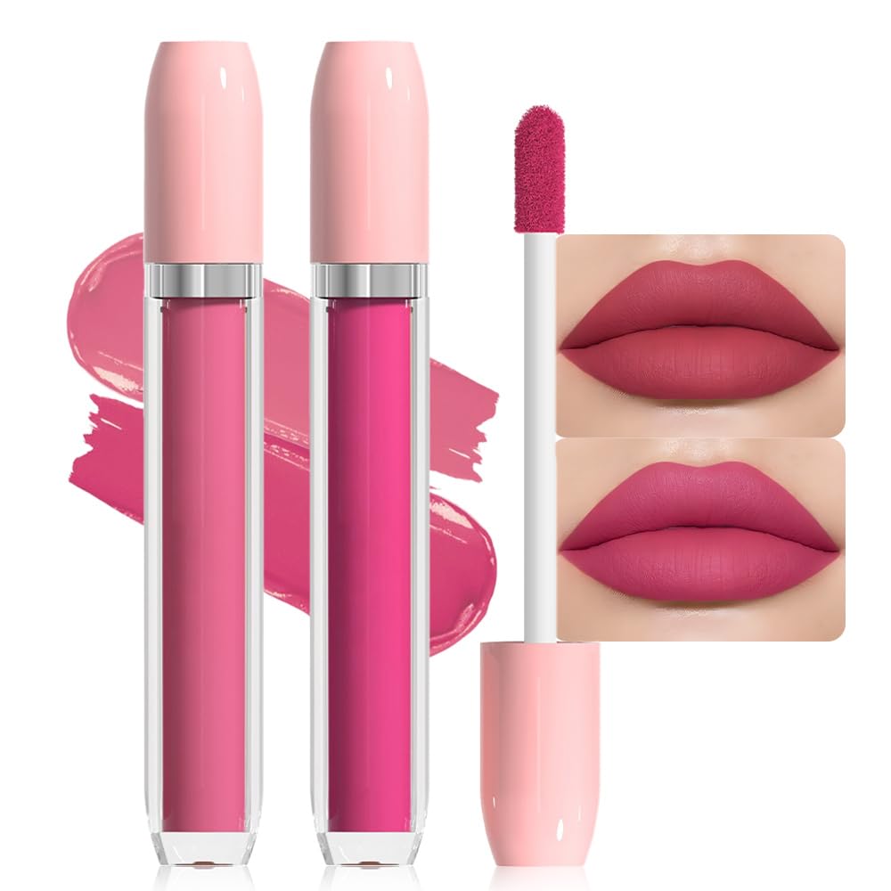 Super Stay Matte Longwear No-Budge Liquid Lipstick Makeup,Highly Pigmented Color and Instant Shine, Cheeky, Soft Matte Lip Cream Lightweight Lipgloss