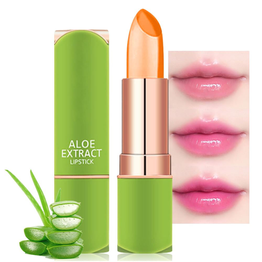 BINGBRUSH Color Changing Lipstick Lip Balm,Korean Magic Lipstick Color Change Changing Lip Tint Tinted Stain Gloss Balm Long Lasting Waterproof Moisturizer (213#)