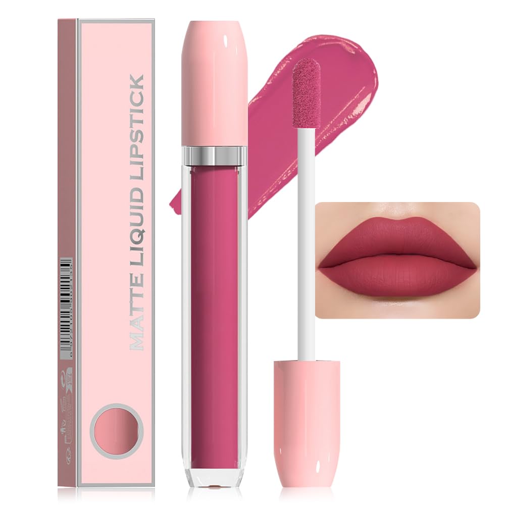 Super Stay Matte Longwear No-Budge Liquid Lipstick Makeup,Highly Pigmented Color and Instant Shine, Cheeky, Soft Matte Lip Cream Lightweight Lipgloss