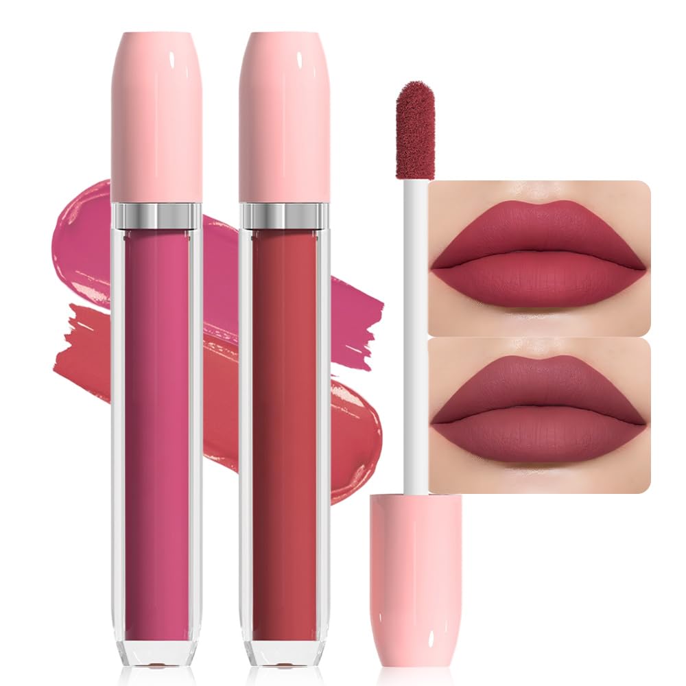 Super Stay Matte Longwear No-Budge Liquid Lipstick Makeup,Highly Pigmented Color and Instant Shine, Cheeky, Soft Matte Lip Cream Lightweight Lipgloss