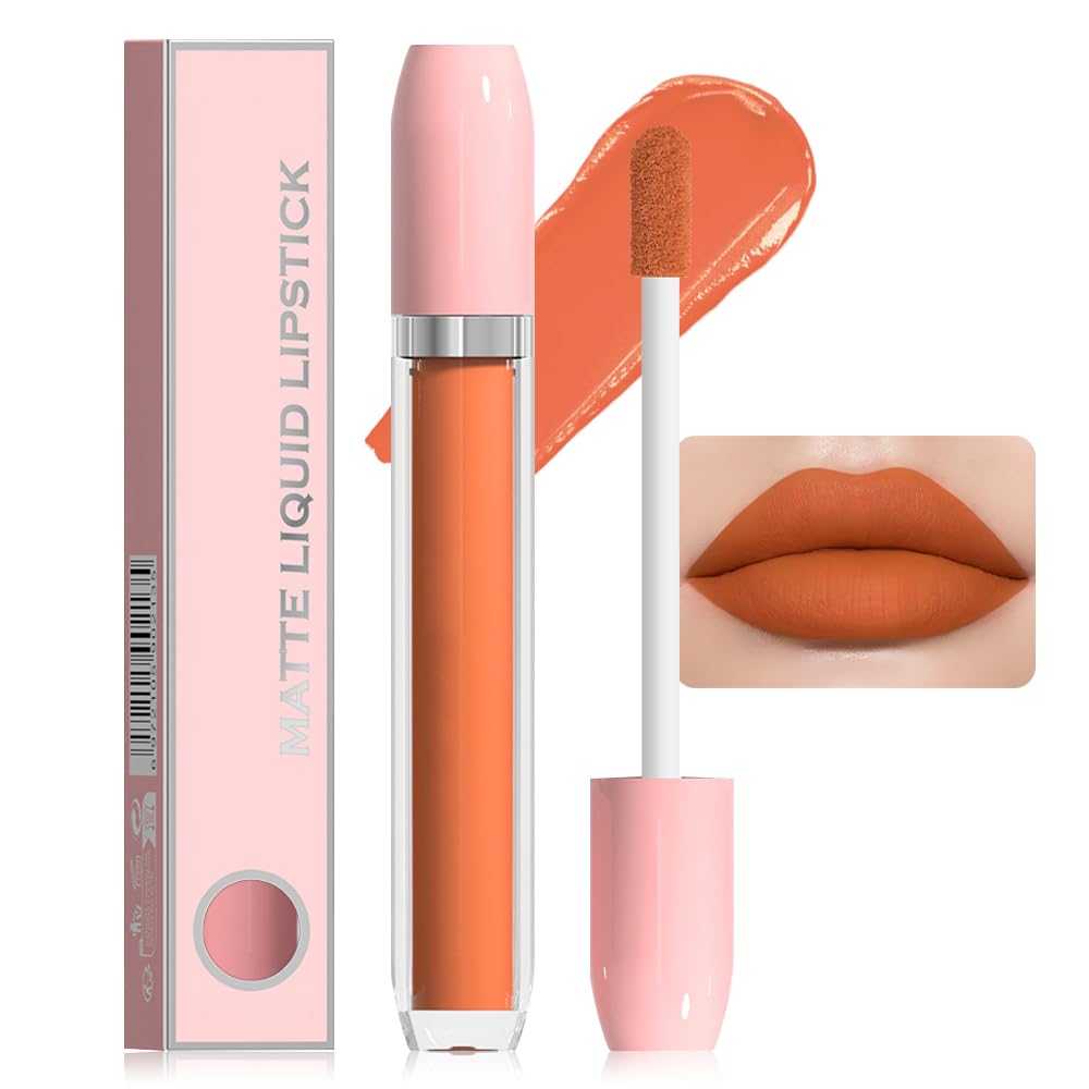 Super Stay Matte Longwear No-Budge Liquid Lipstick Makeup,Highly Pigmented Color and Instant Shine, Cheeky, Soft Matte Lip Cream Lightweight Lipgloss