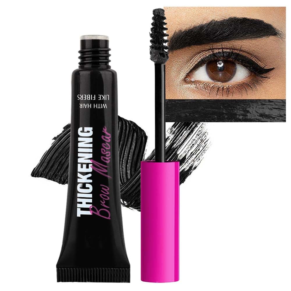 Tinted Thickening Brow Mascara,Brow Fast Sculpt,Waterproof, Transfer-proof, Brush to Fill in Eyebrows and Cover Gray Hairs - Cruelty Free - Light Medium Brown (1pc 05 Cool Ash Brown)