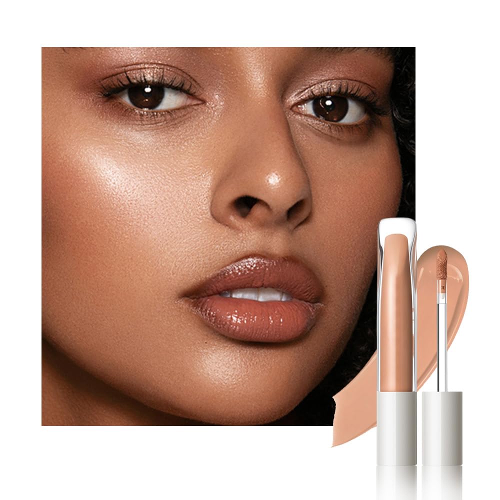 Kaely Liquid Concealer for Older Women, Under Eye Brightener Full Coverage Concealer for Dark Circles, Foundation Face Makeup Lightweight Waterproof, Color Corrector de ojeras, 03 Medium Natural