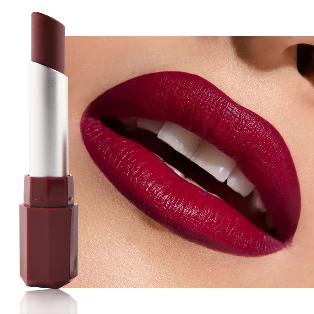Sky Blue Matte Lipstick - Pigmented Lip Crayon & Face Paint Stick for Women Everyday Halloween Birthday Party Wear, Younger-Looking Lip Makeup, Labial para fiesta de disfraces 16