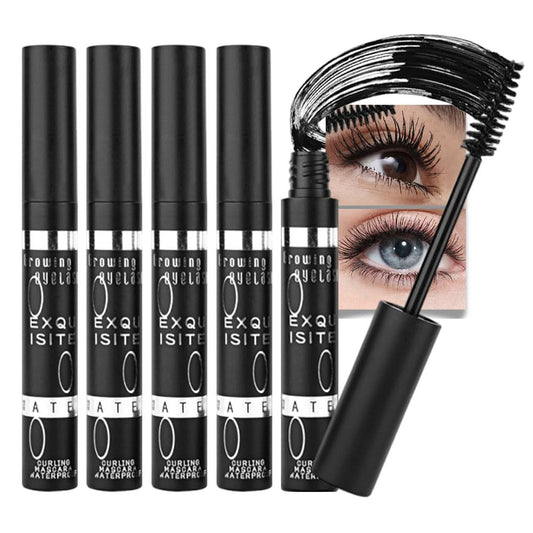 Waterproof 6PCS Colorful Voluminous Mascara Set – Lengthening, Defining, Curling, Multiplying Formula (Cruelty-Free)-Blue Purple Pink Green Red Teal Colored Mascara Eyelash Makeup Pack, Festival Gift