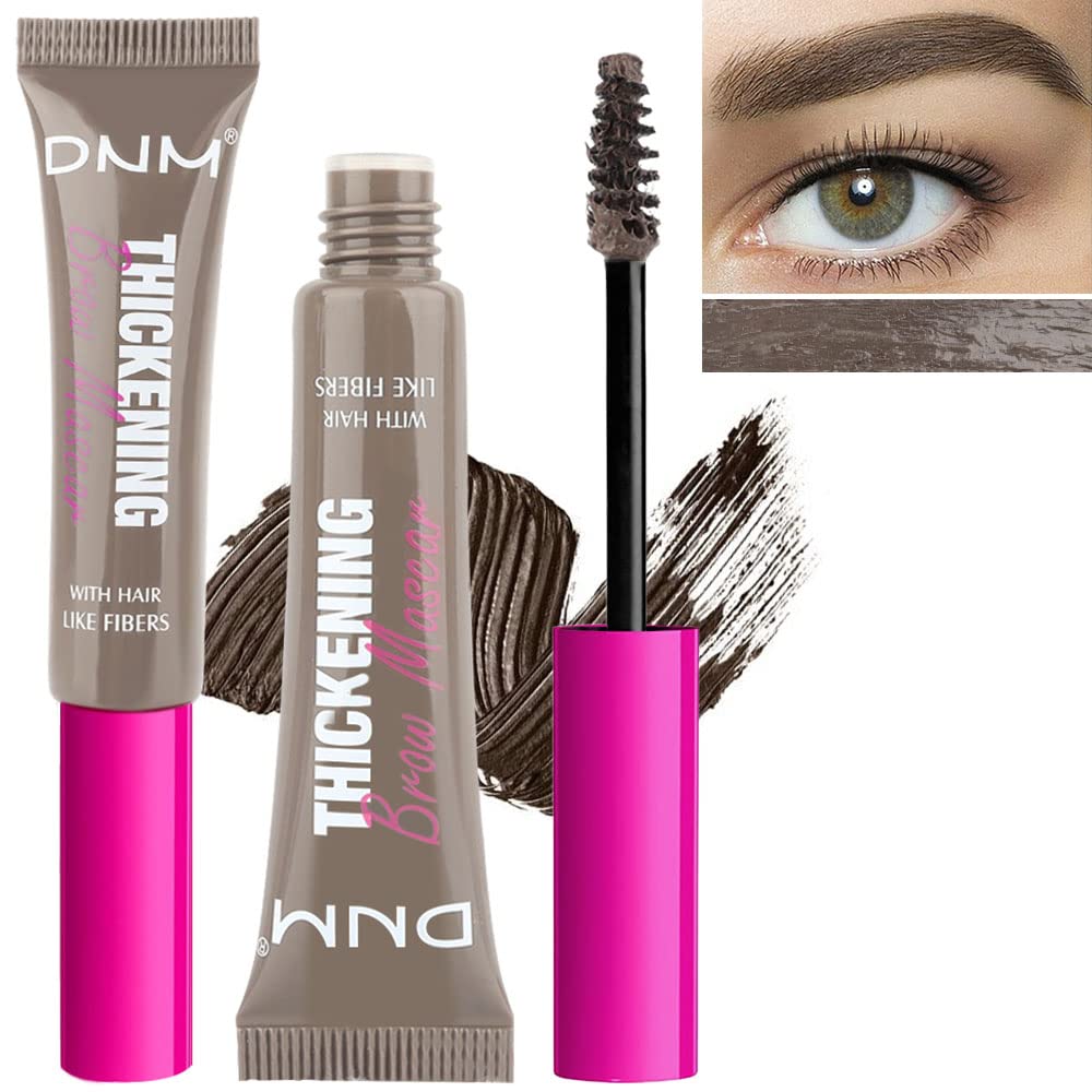 Tinted Thickening Brow Mascara,Brow Fast Sculpt,Waterproof, Transfer-proof, Brush to Fill in Eyebrows and Cover Gray Hairs - Cruelty Free - Light Medium Brown (1pc 05 Cool Ash Brown)