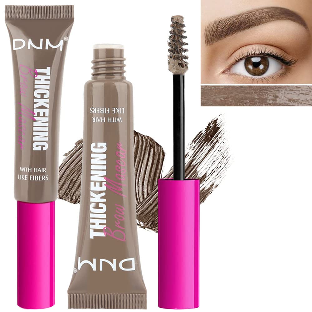 Tinted Thickening Brow Mascara,Brow Fast Sculpt,Waterproof, Transfer-proof, Brush to Fill in Eyebrows and Cover Gray Hairs - Cruelty Free - Light Medium Brown (1pc 05 Cool Ash Brown)
