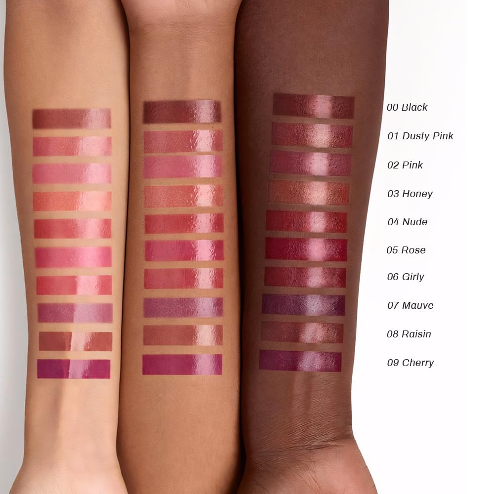 Kaely Mauve Honey Lipstick Tinted Lip Balm, Hydrating Shine Lipstick for Women Dry Lips, Moisturizing Nourishing Glossy Lip Gloss Stain Makeup, Sheer Lightweight, Vegan & Cruelty-Free