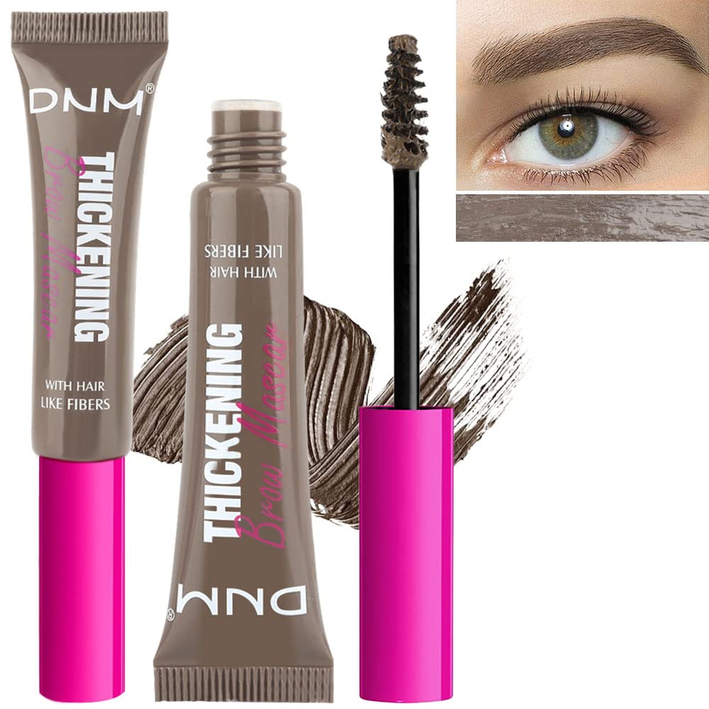Tinted Thickening Brow Mascara,Brow Fast Sculpt,Waterproof, Transfer-proof, Brush to Fill in Eyebrows and Cover Gray Hairs - Cruelty Free - Light Medium Brown (1pc 05 Cool Ash Brown)