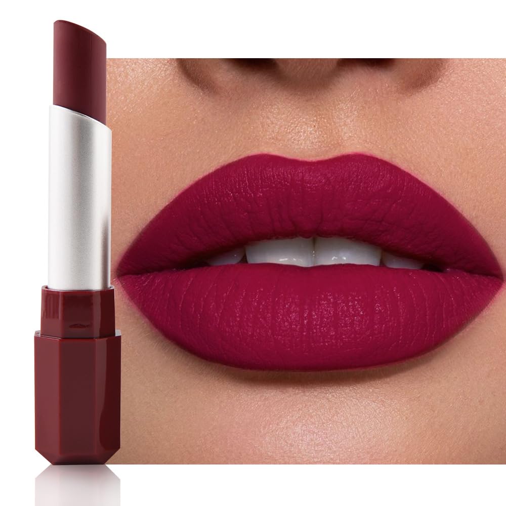 Sky Blue Matte Lipstick - Pigmented Lip Crayon & Face Paint Stick for Women Everyday Halloween Birthday Party Wear, Younger-Looking Lip Makeup, Labial para fiesta de disfraces 16