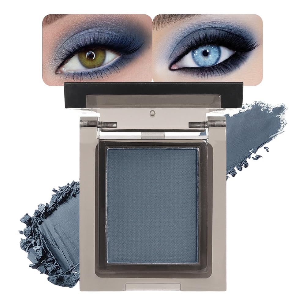 Single Gold Brown Glitter Shimmer Eyeshadow,Bright High Pigment Intense Monochrome Eye Shadow,Buildable Sparkly Eye Glitter Shimmer Finish,24 Hour Eye Makeup Longwear Waterproof,Blendable