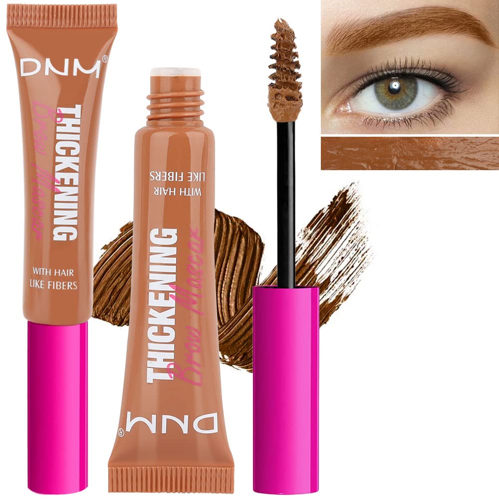 Tinted Thickening Brow Mascara,Brow Fast Sculpt,Waterproof, Transfer-proof, Brush to Fill in Eyebrows and Cover Gray Hairs - Cruelty Free - Light Medium Brown (1pc 05 Cool Ash Brown)