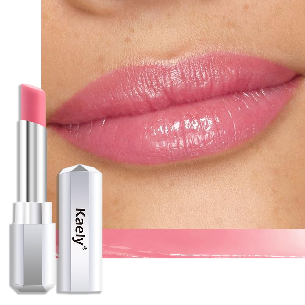 Kaely Mauve Honey Lipstick Tinted Lip Balm, Hydrating Shine Lipstick for Women Dry Lips, Moisturizing Nourishing Glossy Lip Gloss Stain Makeup, Sheer Lightweight, Vegan & Cruelty-Free